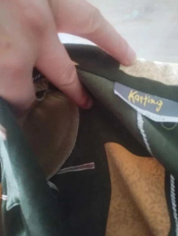 Dameshirt kaki met patroon, Kating, T44 – photo 5